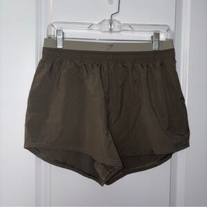 Women’s Gymshark Army Green Athletic Shorts Size: M